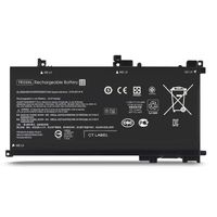BatteryMon TE03XL Battery for HP OMEN 15-AX000 15-AX001ns 15-AX033dx 15-AX210nr 15-AX250wm, Pavilion 15 UHD 15-BC000 15-BC012tx 15-BC013tx Notebook, P/N: HSTNN-UB7A 849570-541 849910-850 -11.55V 61Wh