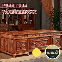 Vkarh Wood Seasoning Beewax and Cleaning Sponge, All-Purpose Beewax Cleans Polishes Wood Furniture and Wood Floor (S 20g)