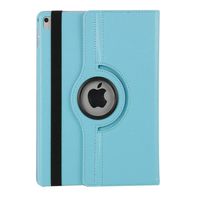 Jennyfly 2018 New iPad Pro 12.9 Case, 360 Degree Rotating Soft Smooth PU Leather Lightweight Full Body Protection Cover with Multiple Viewing Angles for 2018 iPad Pro 12.9 - Light Blue