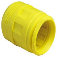 Leviton 6017-Y Boot for Straight, Locking Plug, 15-Amp and 20-Amp, 3, 4 Weather Resistant, Yellow