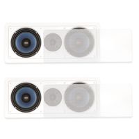 Blue Octave Home RLCR6-2S in Wall 3 Way Speaker Dual 6.5" Home Theater Surround 2 Speaker Set