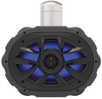 BOSS Audio Systems MRWT69RGB 600 Watt, 6 x 9 Inch , Full Range, 2 Way, Weatherproof, Marine Grade Roll Cage  Waketower Speaker System - Sold Individually