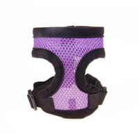 haoricu Pet Vest, Adjustable Comfort Soft Breathable Puppy Cat Harness Vest for Small Dogs Lead Leash Chest Belt (S, Purple)