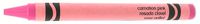 50 Pink Crayons Bulk - Single Color Crayon Refill - Regular Size 5/16" x 3-5/8"