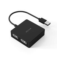 USB 2.0 Hub, Jelly Comb 4-Port USB Adapter Portable Data Hub for Windows, OS, Laptop, Notebook, PC, USB Flash Drives, Mouse, Keyboard and More