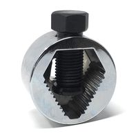 Go2 Socket 2.0 Adjustable Bolt Remover Tool - Rounded or Damaged Nut Extractor (2019 Model with 14MM Hex Head, Texturized Set Screw Bottom and Enhanced Diamond Cavity for Even More Grip)