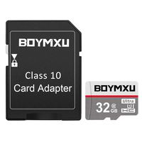 TF Memory Card 32GB,BOYMXU TF Card with Adapter,High Speed UHS-I Card Class 10 Memory Card for Phone Camera Computer-Update