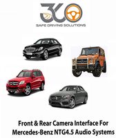 Mercedes-Benz Plug & Play Backup & Front Camera Interface for The 4.5 Audio Systems - Select 2012-2016 A, B, CLA, C, CLS, GLK, E, SLK, SL, GL, GLA, G Wagon, M Classes (Cameras not Included)