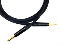 Conquest USA Custom Shop Series CQC 20 Foot 1/4 Inch Guitar/Instrument Cable Woven Jacket - Black