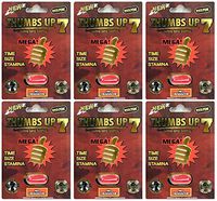 Thumbs Up 7 70K 6Pills Red Male Enhancing Natural Performance Pill The New Most Effective Natural Amplifier for Performance, Energy, and Endurance (RED(6PILLS))