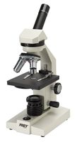 Frey Scientific Student Microscope, Monocular Head, 4X, 10X, 40XR Objectives, LED Illumination