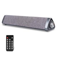Wired and Wireless Sound Bar Speaker, Home Theater Stereo Mini Soundbar Speaker with Remote Control for PC Cellphone Tablets Desktop Laptop