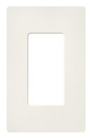 Lutron Claro 1 Gang Decorator Wallplate, SC-1-BI, Biscuit