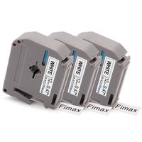 Fimax P-Touch MK231 M-K231s Tape 12mm 0.47 Inch Replacement for Brother M231 MK-231 Label Tape with PT-M95, PT-90, PT-70, PT-65,PT-70SR,PT-85 (Black on White, 26.2 Feet, 3PK)
