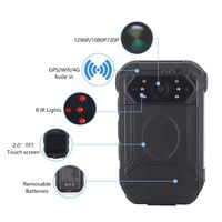 ONETHINGCAM W5 4g Body Camera 2 inch Touch Screen Android 5.1 System 125 Degree External Lens, Night Vision Up to 15M Included 32G Memory Use Friendly 4g Police Camera (4G Body Camera)