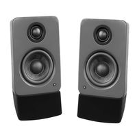 Desktop Bookshelf Speaker Stand Set by Trademark Innovations