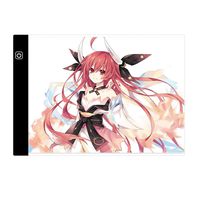 Tracing Light Box, Veidoo A4 Ultra Thin Portable LED Dimmable Tracer Light Pad/Box/Board for Artists, Drawing, Painting, Animation, Ideal Gift