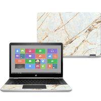 Mightyskins Skin Compatible with Hp Pavilion X360 14" (2017) - Antique Marble | Protective, Durable, and Unique Vinyl Decal Wrap Cover | Easy to Apply, Remove, and Change Styles | Made in The USA