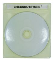 CheckOutStore (200) Premium CD Double-Sided Storage Plastic Sleeve (Yellow)