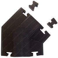 45° Turn for ElectriDuct Medium Size Cable Cover - Black