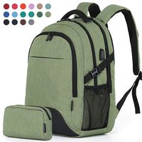 Keytang Laptop Backpack, Water Resistant School Backpack With USB Charging Port