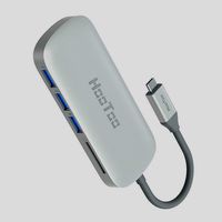 HooToo Adapter Type C Hub with 3 USB 3.0 Ports and Card Reader for New MacBook Pro 2016, New MacBook 12-Inch with Type C Plug and Other USB C Laptop