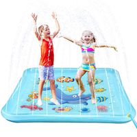 Epoch Air Sprinkler Pad & Splash Play Mat, 67" Outdoor Water Toddler Toys Summer Fun Game, Perfect Inflatable Outdoor Toys Sprinkler for Kids Boys Girls