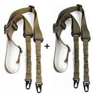 Accmor 2 Point Rifle Sling Extra Long Gun Sling Traditional Sling with Metal Hook for Outdoor Sports