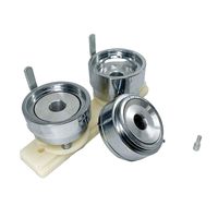 Cozyel Badge Punching Die Round Button Mold with ABS Slide Badge Maker Part Compatible with Button Making Machine (φ44mm 1-3/4")