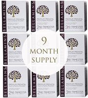 Bellamins Premium Prenatal Vitamins - 9 Month Supply - Berry Lemonade Daily Drink Mix