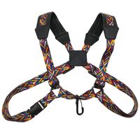 Xinlinke Saxophone Strap Rainbow Color Comfortable Leather Padded Shoulder Harness for Alto Tenor Baritone Soprano Sax