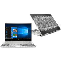 MightySkins Skin Compatible With HP Envy x360 Convertible 15" (2018) - Floral Lace | Protective, Durable, and Unique Vinyl Decal wrap cover | Easy To Apply, Remove, and Change Styles | Made in the USA