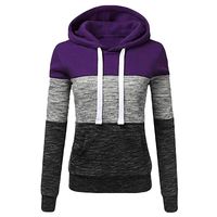 Hemlock Women Hoodies Hooded Sweatshirt Junior Pullover Tops Blouse College Student Hood Coats with Pocket (4XL, 2 Purple)