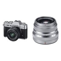 Fujifilm X-T30 XC15-45mm Lens Kit Silver + Fujinon XF35mmF2 R WR Lens Silver