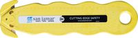 San Jamar KK401YL Klever Kutter Safety Box Cutter Knife, Yellow