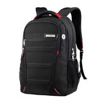 Aspensport Laptop Computer Backpack for Business College Students Bookbag - Water Repellent - Multi-Compartment - Travel Laptop Backpack for Men & Women fit 15.6 inch Macbook Black/Red