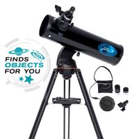 Celestron Astro Fi 130 Wireless Reflecting Telescope, Black (22203)
