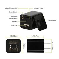 Moclever Spy Camera - HD 1080P Hidden Camera - Spy Camera Charger - USB Wall Charger Camera - Mini Spy Camera - Nanny Camera - Spy Cam-Surveillance Camera - Home Security Cameras (Hidden Camera 1080P)