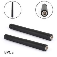 Bruce & Shark 8PCS Car Radio Short Antenna UHF 400-470MHz for Hy-tera X1P X1E PD600 PD660 680