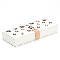 WOLF Blossom Safe Deposit Box, Small, White