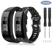 Younsea Compatible Garmin Vivosmart HR Watch Band, Accessories Adjustable Soft Silicone Replacement Wrist Watch Strap Designed for Garmin Vivosmart HR Smart Sport Watch(NO for Vivosmart HR+)