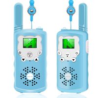 XBUTY Walkie Talkies for Kids - 22 Channels 2-Way Radio with 3 Mile Long Range and Clear Voice Technology, Kids Toys with BPA-Free ABS, Easy to Use, Best Gift for Kids, 2 Pack (Blue)