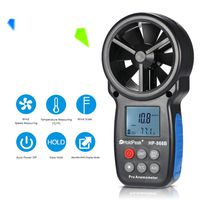HoldPeak HP-866B Mini LCD Digital Anemometer Wind Speed Air Velocity Temperature Measuring with Backlight