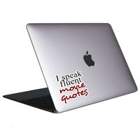 I Speak Fluent Movie Quotes Tablet & Laptop Sticker