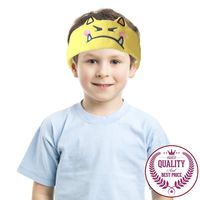 Charlxee Kids Headphones Children Girls Boys Teens Volume Limiting Foldable and Durable Headphone Headband for School, Home and Travel- Yellow Monster