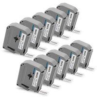 Fimax 10x Compatible Brother P-Touch M Tape M231 MK231 M-K231 M-231 Label Tape, Replace for Brother Ptouch PT-70BM PT-M95 PT-90 PT-70 PT-65 PT-85, 1/2 Inch x 26.2 Feet(12mm x 8m), Black on White