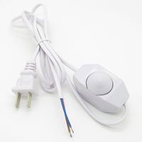 No Polarity Switch Line Aroma Lamp Light Modulator Dimmer Switch Dimming Cable White