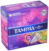 Tampax Radiant Plastic Regular Super