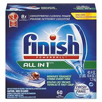 FINISH 81158BX Powerball Dishwasher Tabs, Fresh Scent, 54/Box