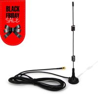 【2020 Update】 OOSSXX Black Wireless Extend Antenna Female Connector,Just for OOSSXX Security System Black Camera Using